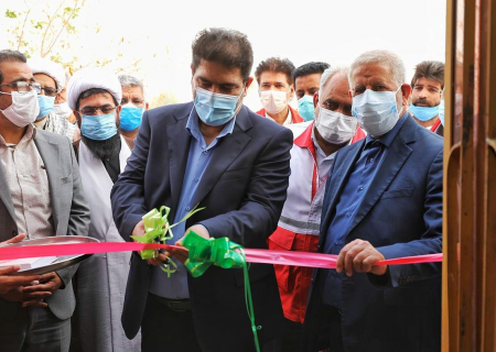 افتتاح خانه هلال شهید عیسی توجگی و کلنگ‌زنی پروژه آب‌رسانی در زهک با حضور دکتر همتی