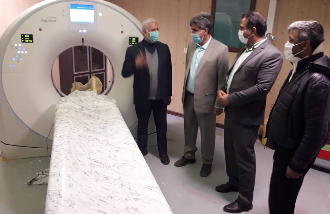 پیگیری صفر تا صد دستگاه سی تی اسکن  بیمارستان زابل  توسط دکتر دهمرده